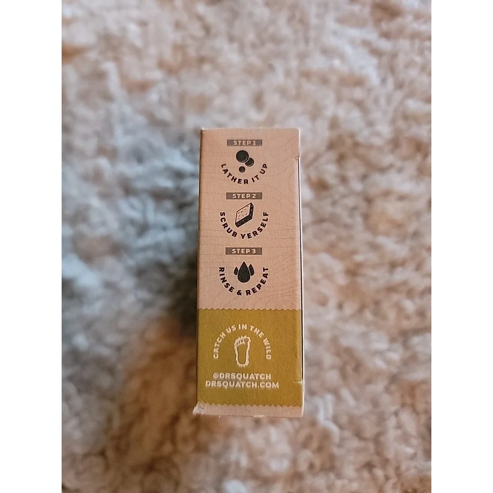 Dr. Squatch GOLD MOSS Men's Natural 5 oz Soap Bar Sea Salt Daily Use - Picture 3 of 5